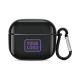 Custom Black Light Purple AirPods Case (3rd Generation)