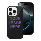 Custom Black Light Purple Phone Case