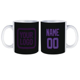 Custom Black Light Purple Mug
