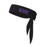 Custom Black Light Purple Headband