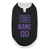 Custom Black Light Purple Pet Vest