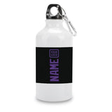 Custom Black Light Purple Sports Bottle
