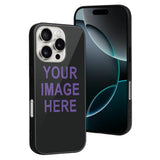 Custom Black Light Purple Phone Case