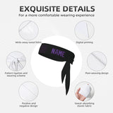 Custom Black Light Purple Headband