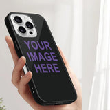 Custom Black Light Purple Phone Case