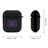 Custom Black Light Purple AirPods Case