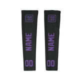 Custom Black Light Purple Arm Sleeve