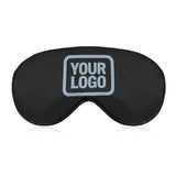 Custom Black Light Blue Sleep Mask