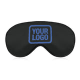 Custom Black Sky Blue Sleep Mask
