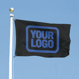 Custom Black Sky Blue Flag