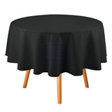 Custom Black Navy Round Table Cloth
