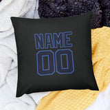 Custom Black Navy Pillowcase