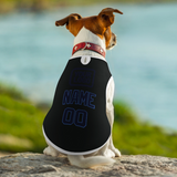 Custom Black Navy Pet Vest