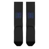 Custom Black Navy Knee-High Sock