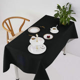 Custom Black Sky Blue Square Table Cloth
