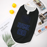 Custom Black Navy Pet Vest