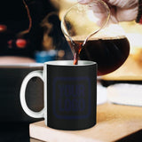 Custom Black Navy Mug