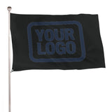 Custom Black Blue Flag
