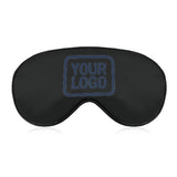 Custom Black Blue Sleep Mask