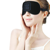 Custom Black Blue Sleep Mask
