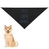 Custom Black Blue Pet Scarf