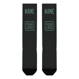 Custom Black Blue Green Knee-High Sock