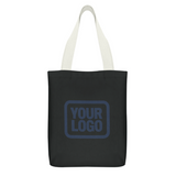 Custom Black Blue Green Canvas Tote Bag