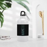 Custom Black Blue Green Sports Bottle