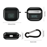 Custom Black Blue Green AirPods Case (3rd Generation)