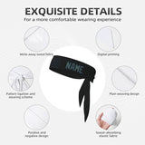 Custom Black Blue Green Headband