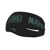 Custom Black Blue Green Sports headband