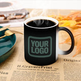 Custom Black Blue Green Magic Mug