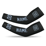Custom Black Light Blue Arm Sleeve