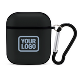 Custom Black Light Blue AirPods Case