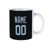 Custom Black Light Blue Mug
