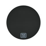 Custom Black Light Blue Round Table Cloth