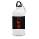 Custom Black Coral Red Sports Bottle