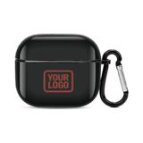 Custom Black Coral Red AirPods Case (3rd Generation)