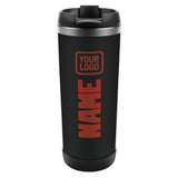Custom Black Coral Red Stainless Steel Water Cup