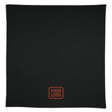 Custom Black Orange Red Square Table Cloth