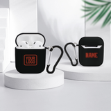 Custom Black Coral Red AirPods Case