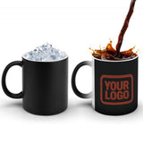 Custom Black Coral Red Magic Mug