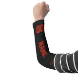 Custom Black Coral Red Arm Sleeve