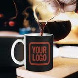 Custom Black Coral Red Mug