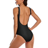 Custom Black Coral Red Swimsuit