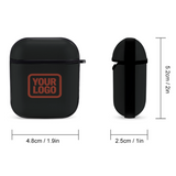 Custom Black Coral Red AirPods Case