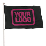 Custom Black Pink Flag