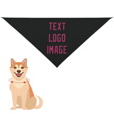 Custom Black Pink Pet Scarf