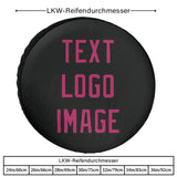 Custom Black Pink Truck Tires