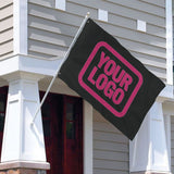 Custom Black Pink Flag